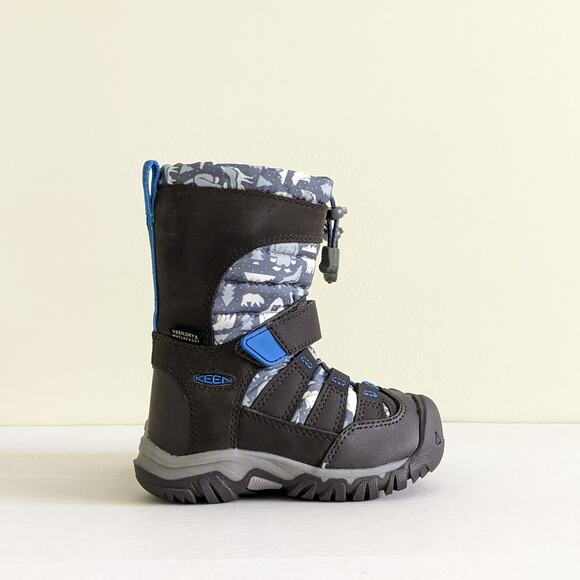 NWT Keen Winterport Neo DT Waterproof Boot Size 8 Steel Gray Brilliant Blue - Picture 1 of 9